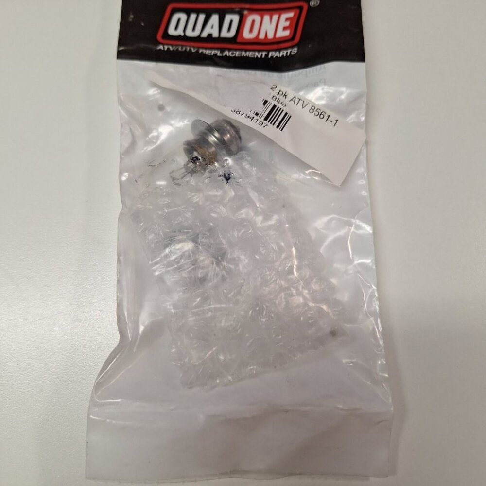 Quad One 8561-1 Headlight Bulb 25/25W 12V ATV 2 Pack Replacement Parts UTV